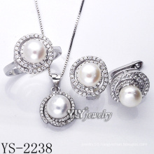 Hot Sale Fashion Jewelry Pearl Set 925 Silver (YS-2238)